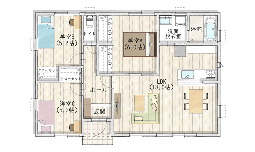 1階間取り図