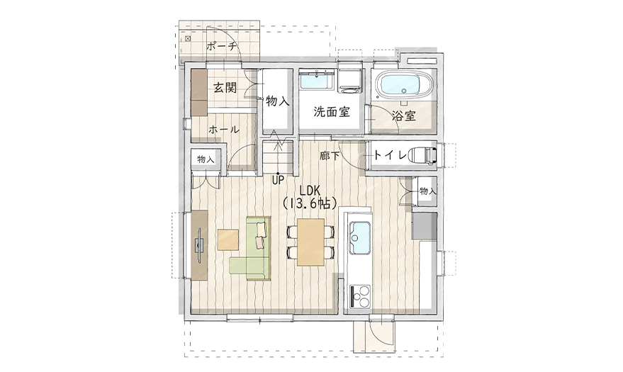 1階間取り図