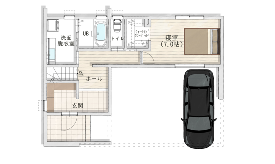 1階間取り図