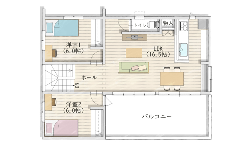 2階間取り図