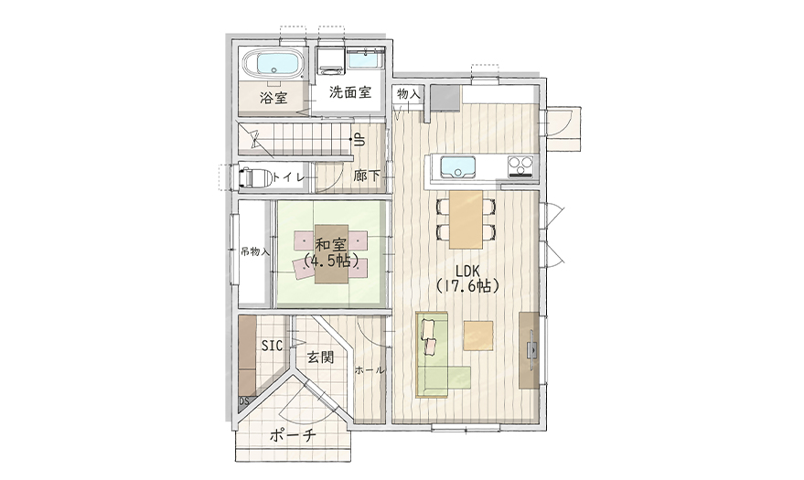 1階間取り図